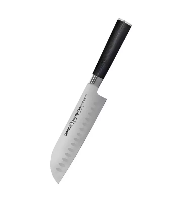 Cuchillo de cocina Santoku Samura MO-V ⚔️