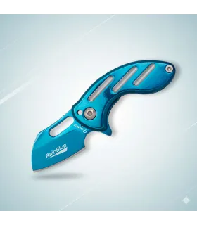 Mini zakmes Albainox Rainblue papegaaienbek (9 cm.) ⚔️