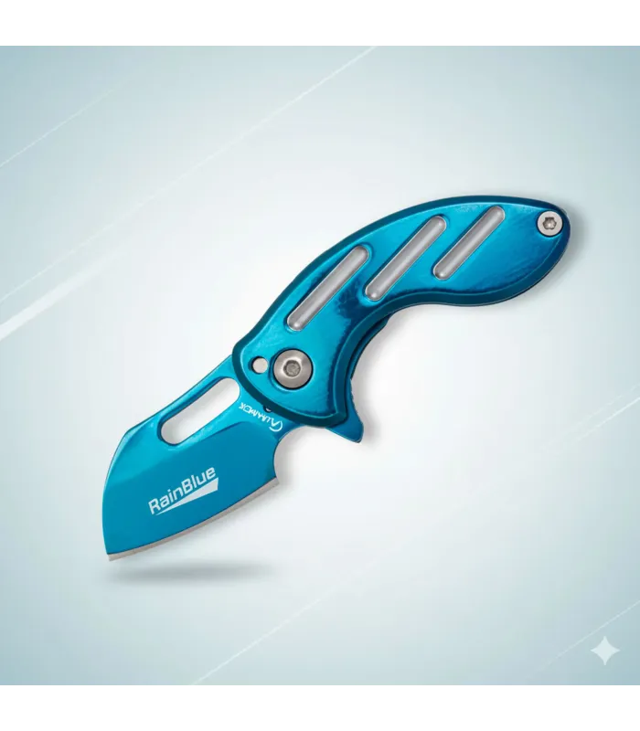 Mini zakmes Albainox Rainblue papegaaienbek (9 cm.) ⚔️
