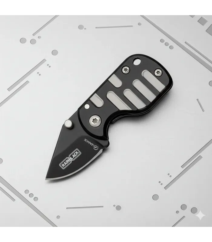 Mini navaja Albainox modelo RainBlack (8 cm.) ⚔️