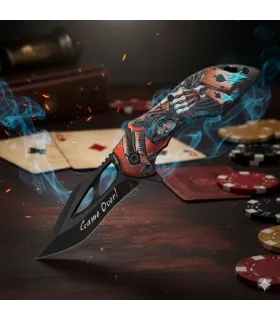 Albainox taktisk kniv model Game Over (20 cm.) ⚔️