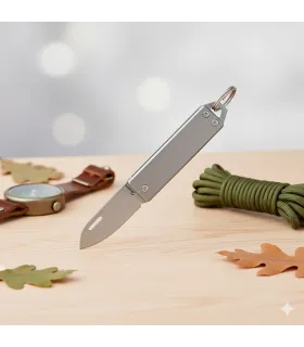 Schlüsselanhänger-Messer Albainox mit 4,3 cm Klinge. ⚔️
