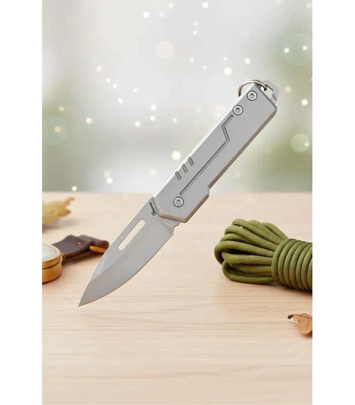 Albainox Keychain Pocket Knife, with 4 cm cut-out blade. ⚔️