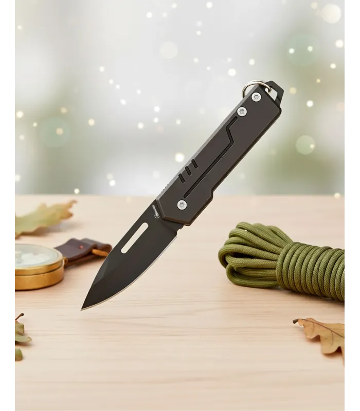 Navaja Schlüsselanhänger Albainox, mit gelochtem Blatt 4 cm. ⚔️