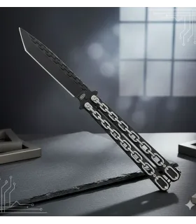 Butterfly knife SCK model chains (24.5 cm.) ⚔️