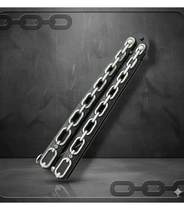Butterfly knife SCK model chains (24.5 cm.) ⚔️