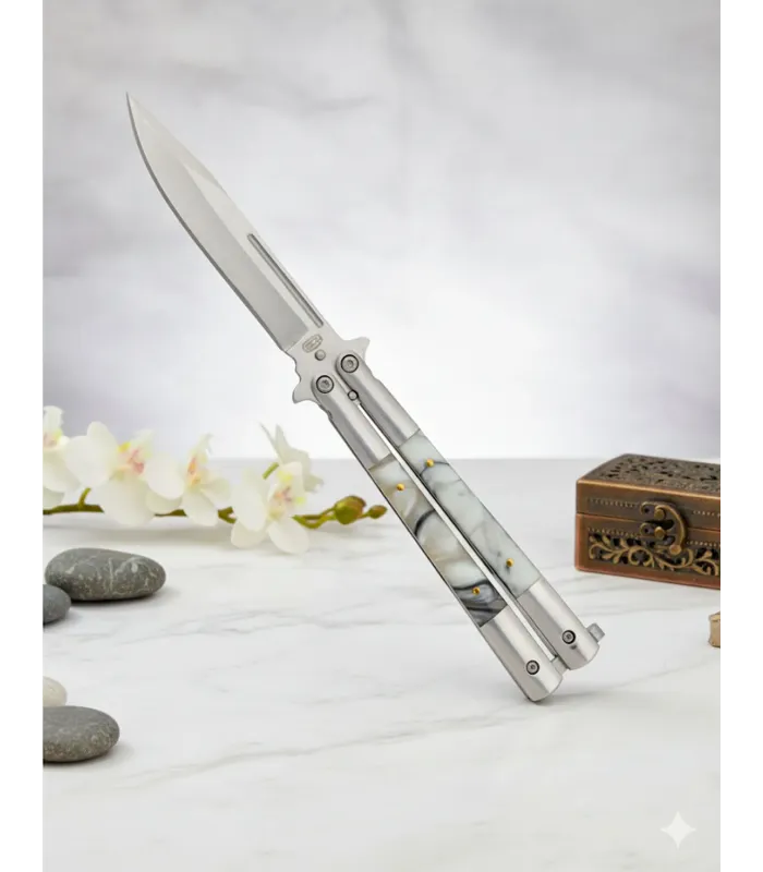 Butterfly-Messer SCK Griff aus Metall und ABS (22,5 cm). ⚔️