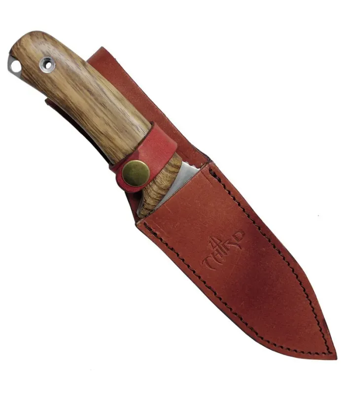 Cuchillo de caza Third, empuñadura Packawood ⚔️