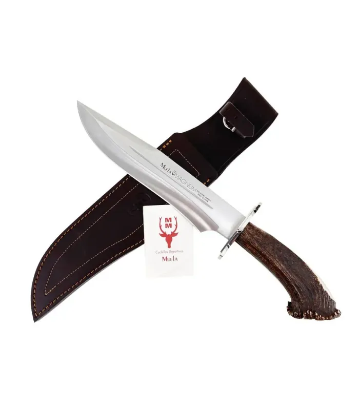 Couteaux Magnum-Alcaraz avec poignée en bois de cerf ⚔️
