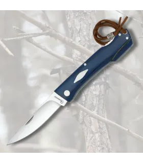 Jagtkniv Albainox, blå stamina (18,8 cm.) ⚔️