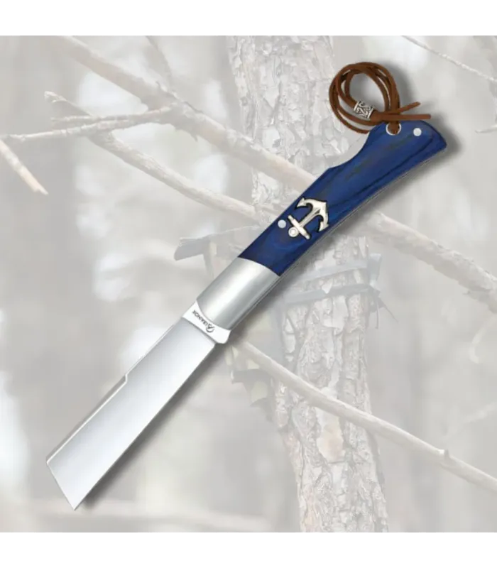 Albainox lommetørklæde blad spids skåret (18 cm.) ⚔️