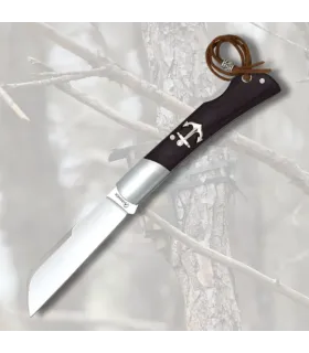 Albainox Knife with Parrot Beak Blade, Black (18 cm.) ⚔️