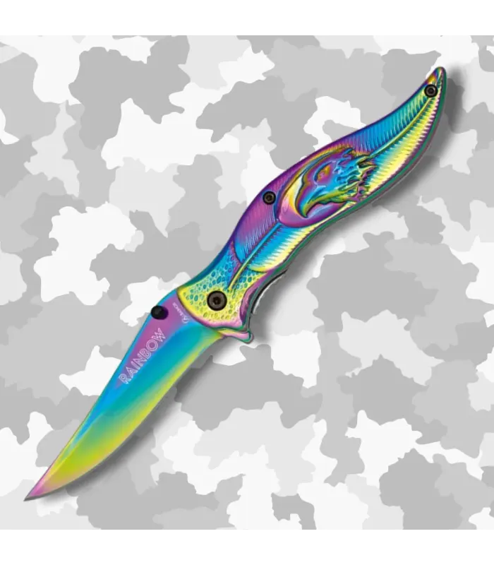 Albainox Rainbow ørn lommekniv (21,9 cm.) ⚔️