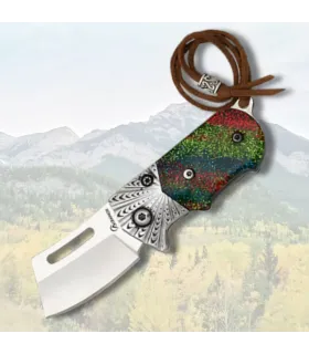 Couteau mini Albainox en acétal, lame de 4 cm. ⚔️
