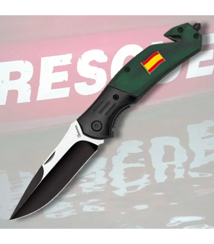 Canivete de resgate Albainox bandeira Espanha ⚔️