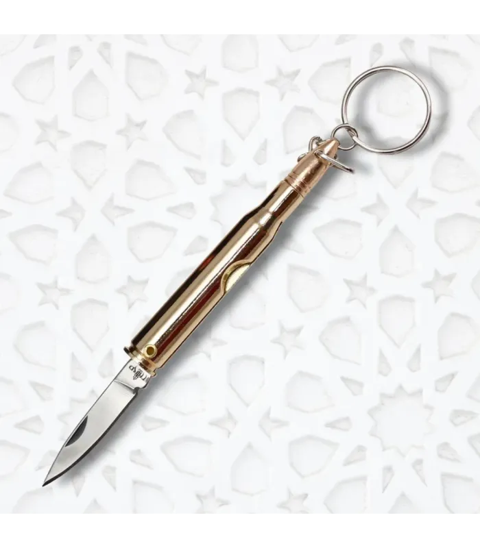 Bullet-shaped keychain knife (12.8 cm.) ⚔️