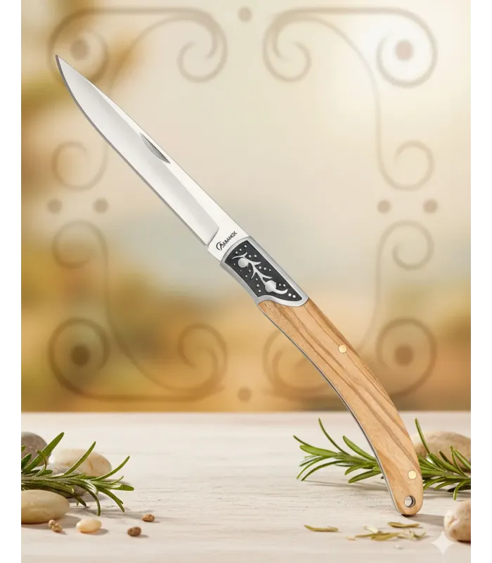 Navaja de campo Albainox mango de olivo (18,70 cm.) ⚔️