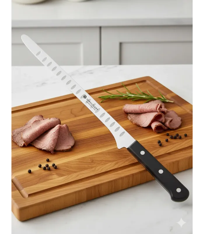 Cuchillo Jamonero marca Top Cutlery punta redondeada (37,20 cm.) ⚔️