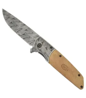 SCK zakmes met imitatie patroon Damascus blad ⚔️