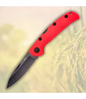 Coltello a sblocco Third N76 rosso (19 cm.) ⚔️