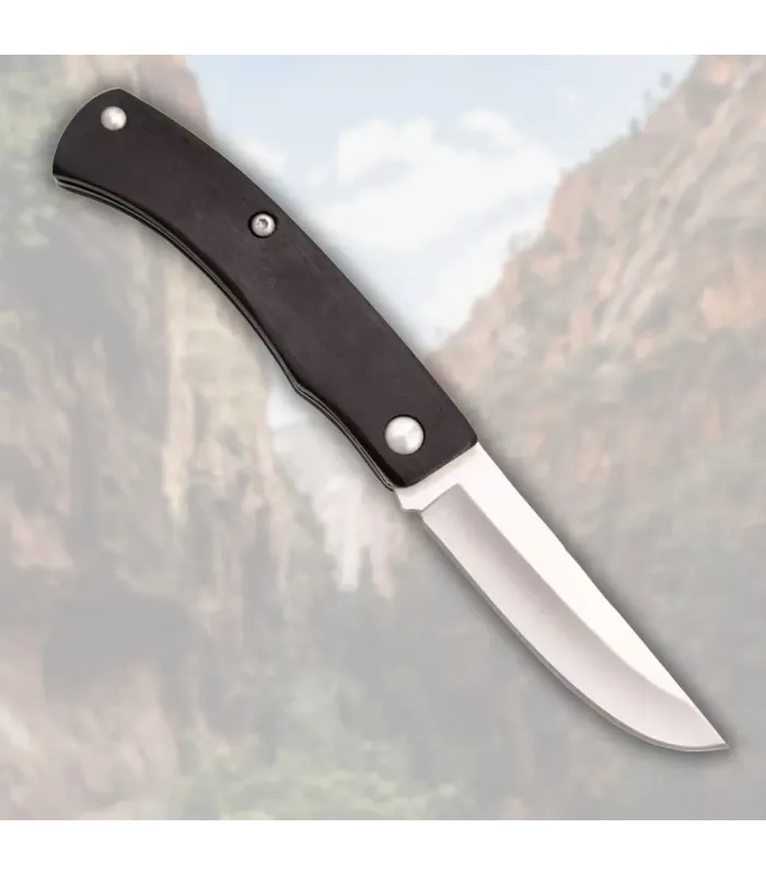 Navaja marca Third de carraca madera ébano (20,3 cm) ⚔️