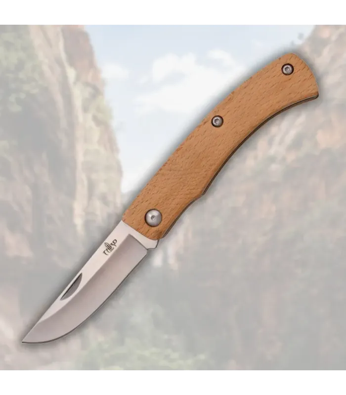 Coltello marca Third a carrucola in faggio (20,3 cm) ⚔️