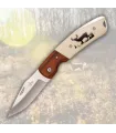 Canivete marca Third com decoração de veado (19,2 cm) ⚔️