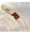Third-mærke lommekniv med dekoreret hjort (19,2 cm) ⚔️
