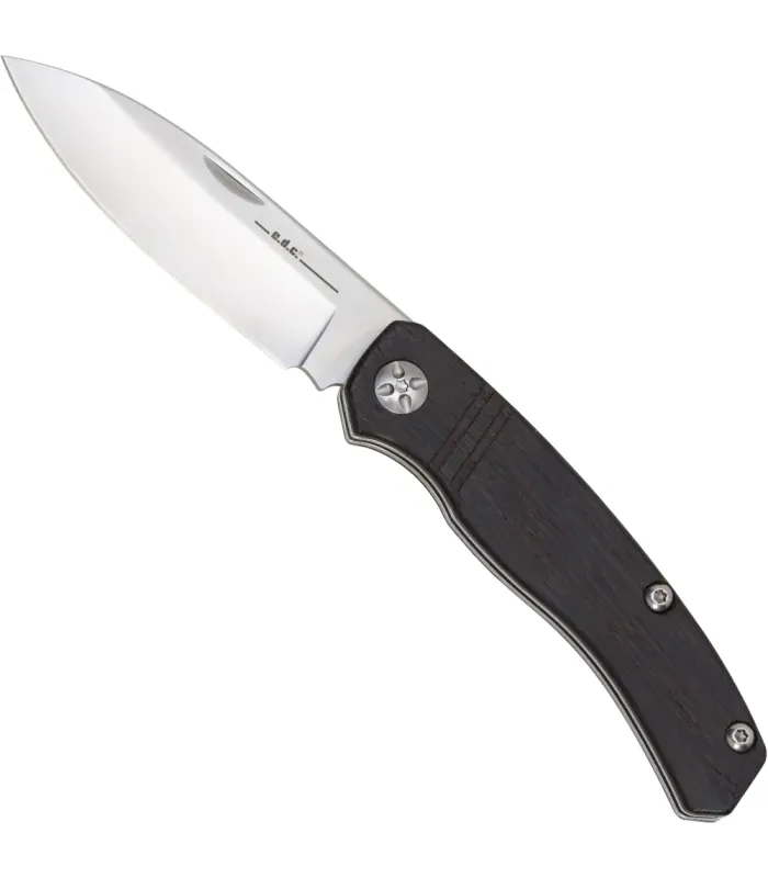 Canivete de bolso E.D.C com cabo de madeira (8,5 cm). ⚔️