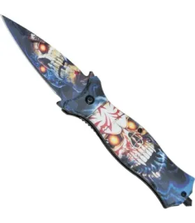 Navaja Stiletto Nightmare med glasbrudspids (9 cm.) ⚔️