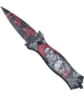 Navaja Stiletto Nightmare I con punta rompevidrio (9 cm.) ⚔️