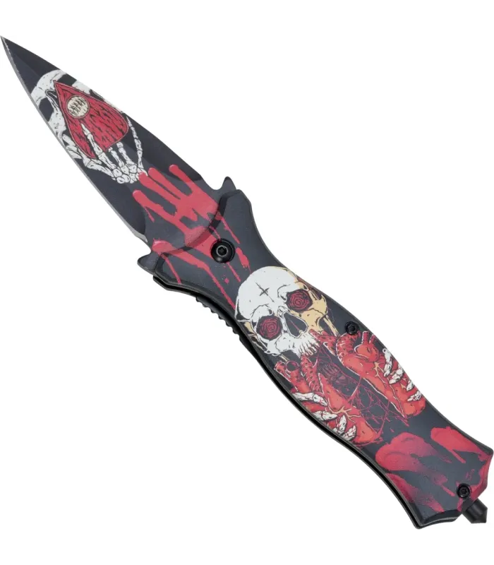 Nightmare II Stiletto Knife with Glass Breaker Tip (9 cm.) ⚔️