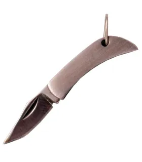 Mini coltello Third modello N89-1, manico in acciaio (4,05 cm.) ⚔️