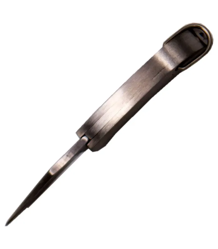 Miniaturekniv Third model N89-1, stålhåndtag (4,05 cm.) ⚔️