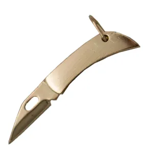 Miniaturmesser Dritter Modell N89-2, Griff aus Stahl (3,94 cm). ⚔️