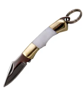 Mini coltello Third modello N89-3, manico in acciaio (4,35 cm.) ⚔️