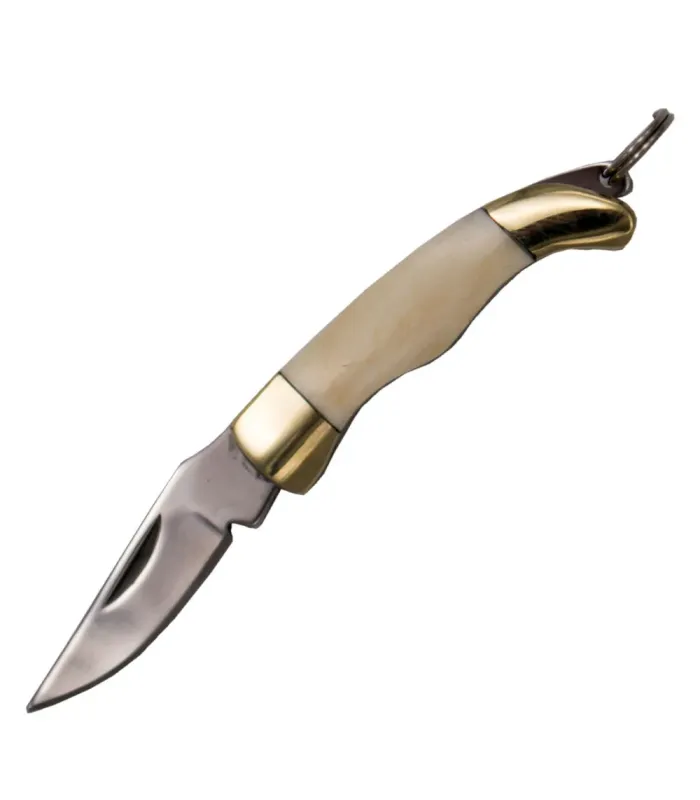 Mini coltello Third modello N89-4, manico in acciaio (7,10 cm). ⚔️