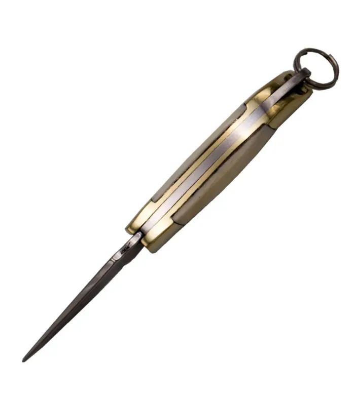 Mini coltello Third modello N89-4, manico in acciaio (7,10 cm). ⚔️