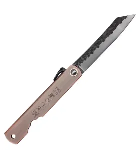 Coltello Third Higonokami Modello N17-3, manico in rame (16,5 cm). ⚔️