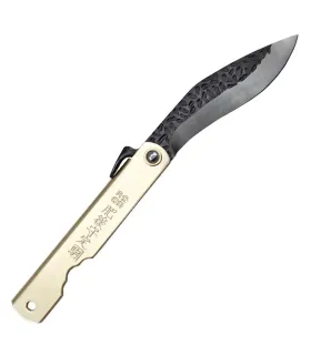 Coltello Third Higonokami N17-5, manico ottone (16,5 cm.) ⚔️