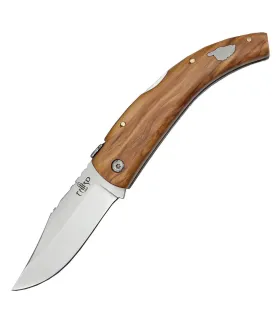 Third Model Razor N23, olive wood handle (20 cm.) ⚔️