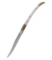 Canivete árabe com cabo de osso e capa (23 cm). ⚔️
