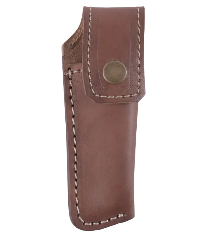 Navaja arabe mango de hueso con funda (23 cm.) ⚔️