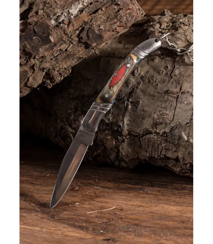 Couteau arabe porte-clés en acier inoxydable (13,5 cm). ⚔️