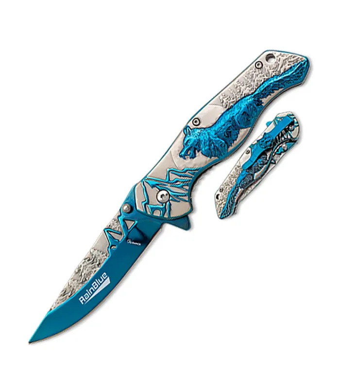 RainBlue Bicolor Wolf Zakmes (21 cm.) ⚔️