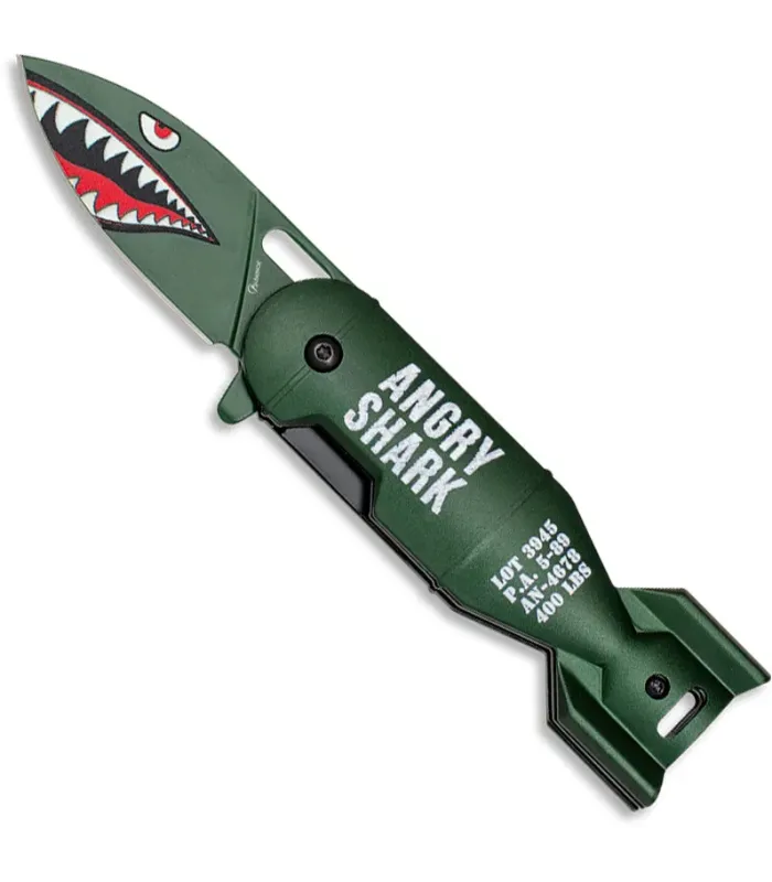 Knife brand Albainox model Bomba Tiburón (5.60 cm.) ⚔️