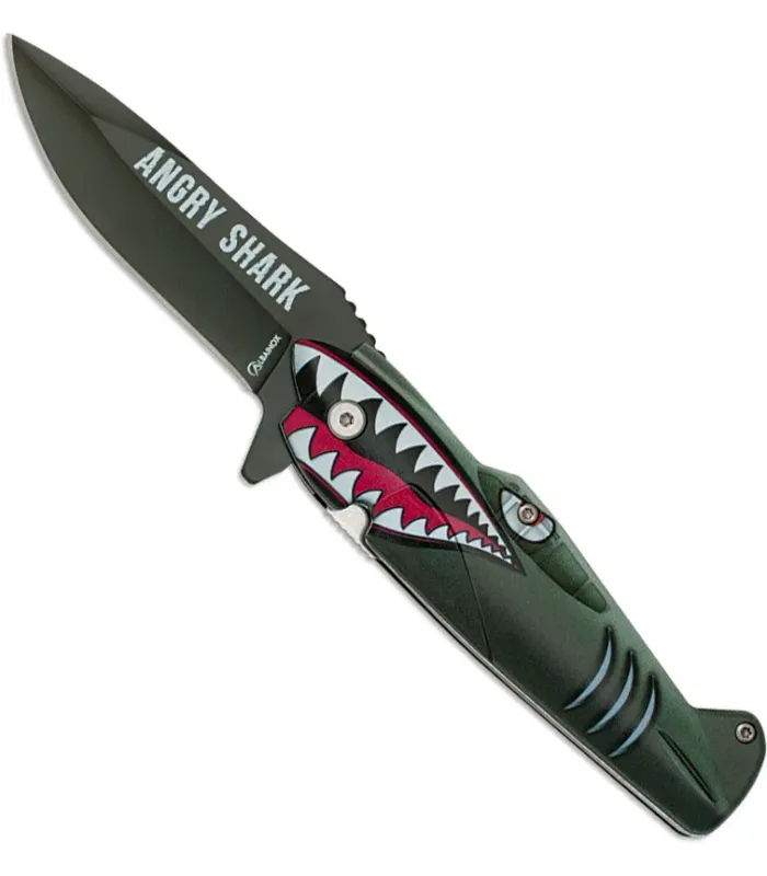 Zakmes merk Albainox model Angry-Shark (8,50 cm.) ⚔️