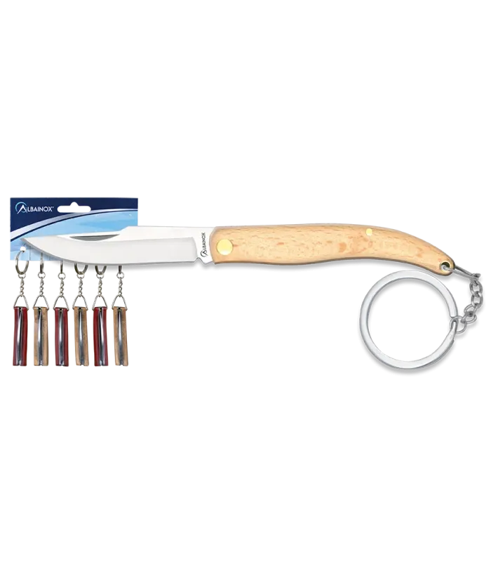 Couteau porte-clés de la marque Albainox, couleur assortie (11,1 cm.) ⚔️