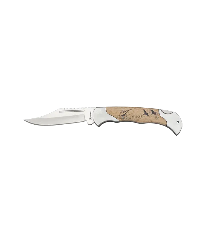 Albainox Hunter Knife with Natural Wood Handle (18.6 cm.) ⚔️