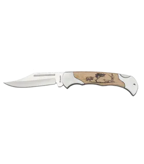 Albainox Batida kniv mærke, træhåndtag (18,6 cm.) ⚔️
